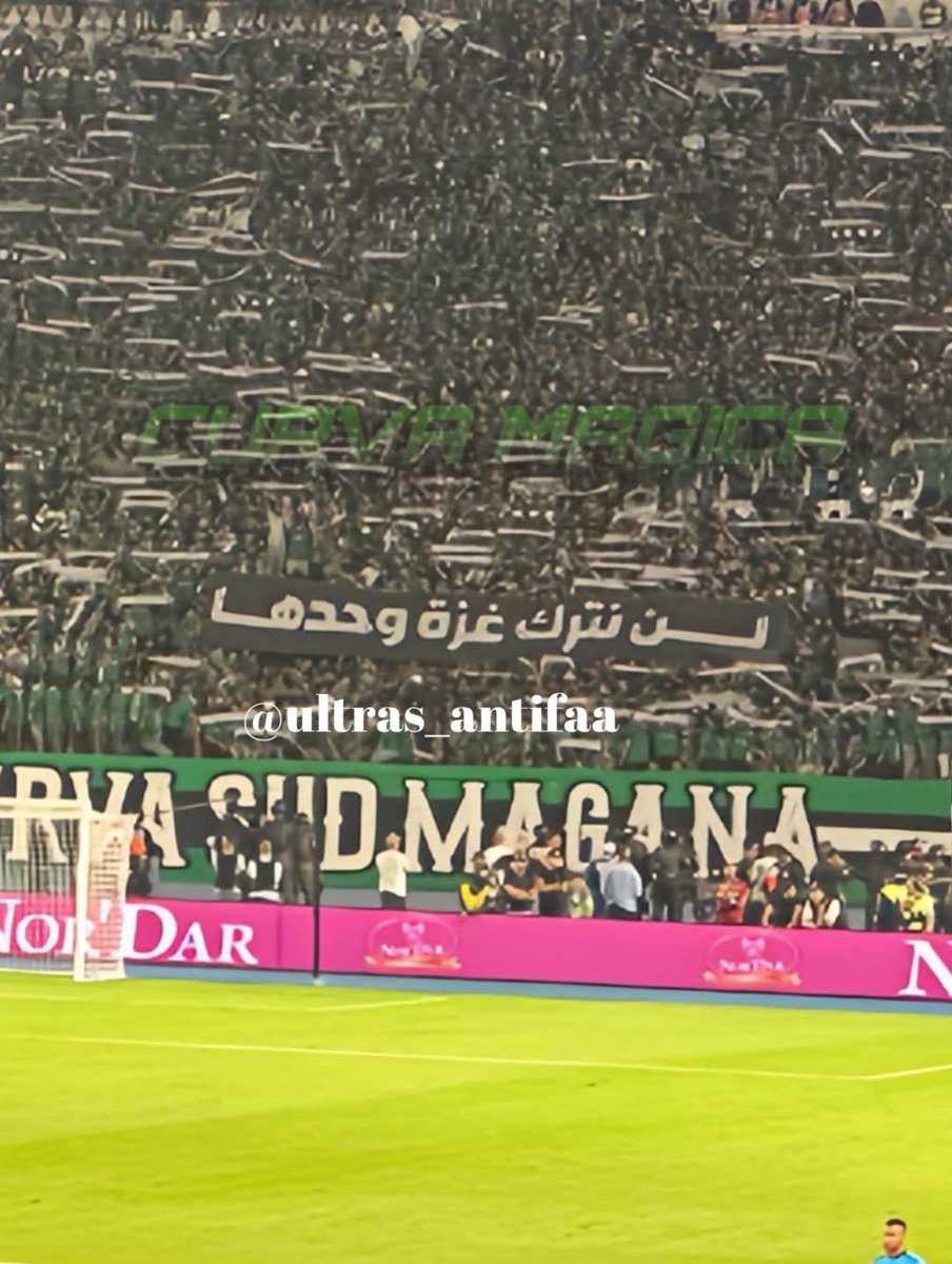 “We will not leave Gaza alone.”

📍 Raja Casablanca, Morocco