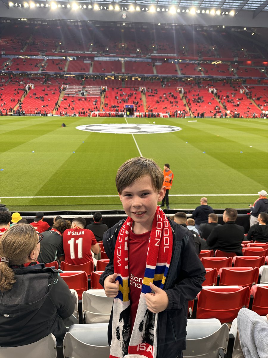 My mates 1st Champions League game