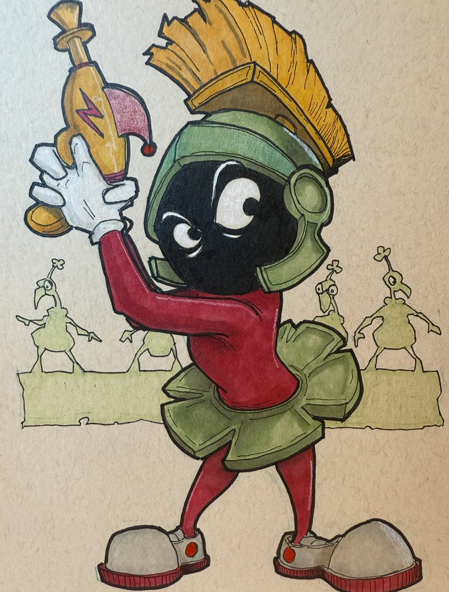 Rendered #MarvintheMartian
.
.
.
.
.
#art #illustration #doodlebags #doodle #draw #drawing #nashville #nashvilleartist #nashvilleart  #saturdaymorningcartoons #hannabarbera #looneytunes #martian