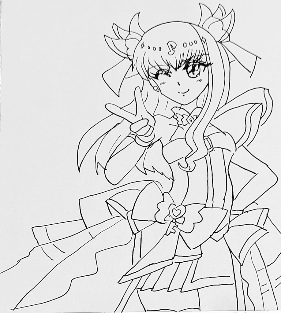 朝からプリキュア色紙下絵描いてました
キミプリのキュアズキューン、
5GOGOのキュアドリーム
ズキューンはともかくドリーム描いたの何年ぶりだろ…
キミプリはキュンキュンで全員描くことになるけど
ズキューンキッスメインにしたい
アイドルまた描きたいグギギ