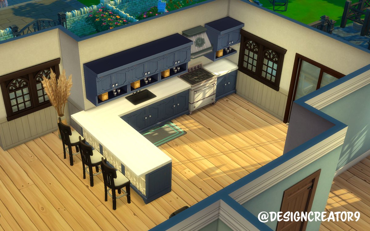 designcreator9's tweet photo. Rivers Kitchen Setup

#TheSims #Sims4 #Sims4Community #Sims4Build #Sims4 #CottageLiving #DesignerFlyGirl https://t.co/T8DE2VsF2s