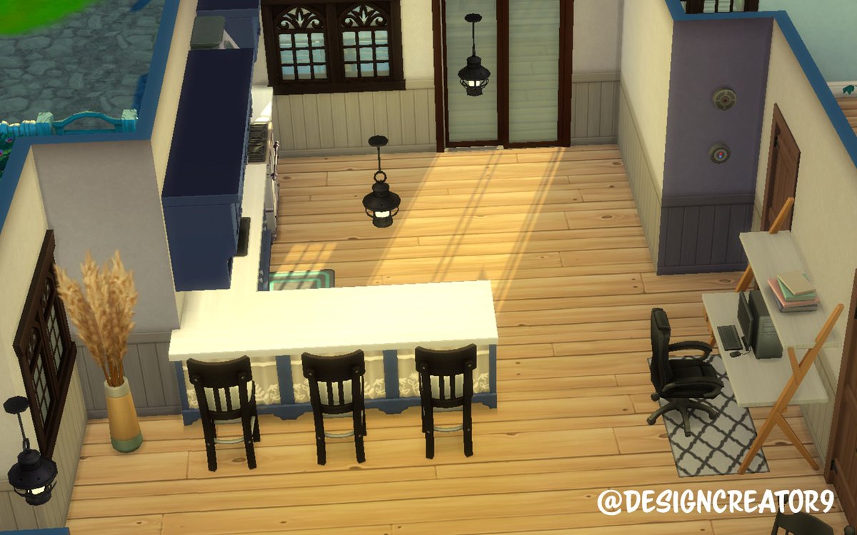 designcreator9's tweet photo. Rivers Kitchen Setup

#TheSims #Sims4 #Sims4Community #Sims4Build #Sims4 #CottageLiving #DesignerFlyGirl https://t.co/T8DE2VsF2s