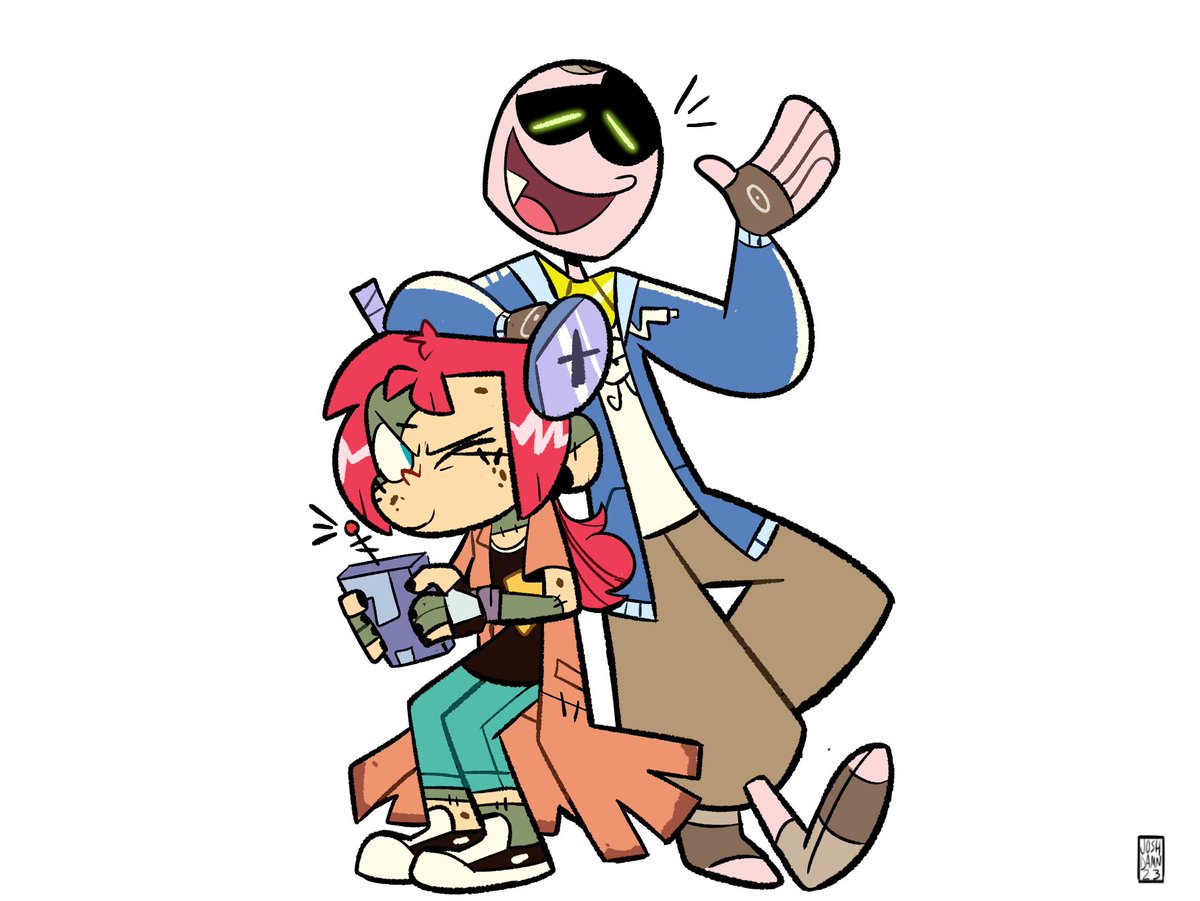 joshdamn23's tweet image. Haven't posted in a bit, but I've been workin on stuff! Juggling different projects, currently working on a comic w/ Shelley and Amun. Will have stuff to show soon!🎃