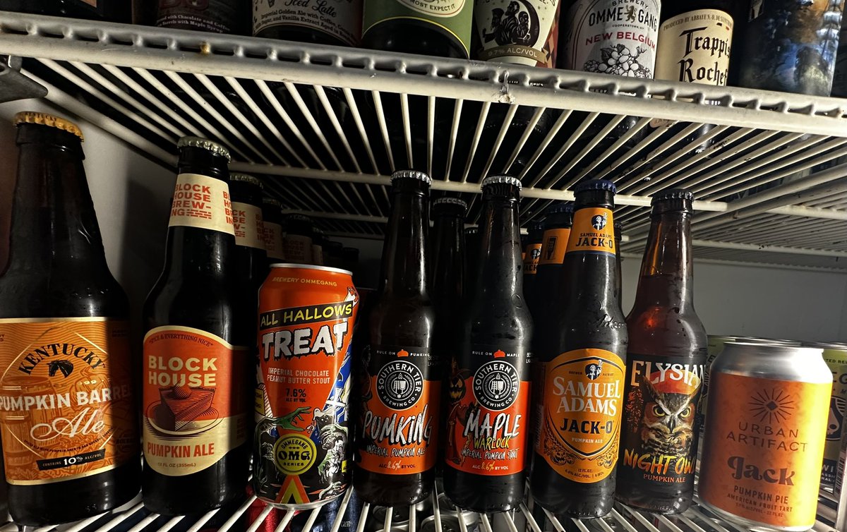 Pumpkin Beer season is officially here!!! #Pumpkin #pumpkinbeer #pumpkinseason