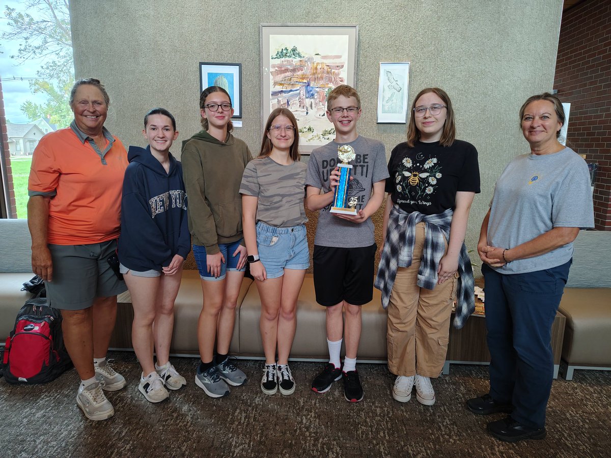 Despite being a very young team with 1 sophomore and 4 freshman, this amazing team managed to earn second place in the medium school division of the Seward Quiz Bowl today!  <a href="/wahoopublic/">Wahoo Public Schools</a> #ExcellenceEverywhere