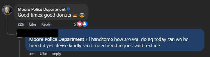 Moore Police Dept. tweet media