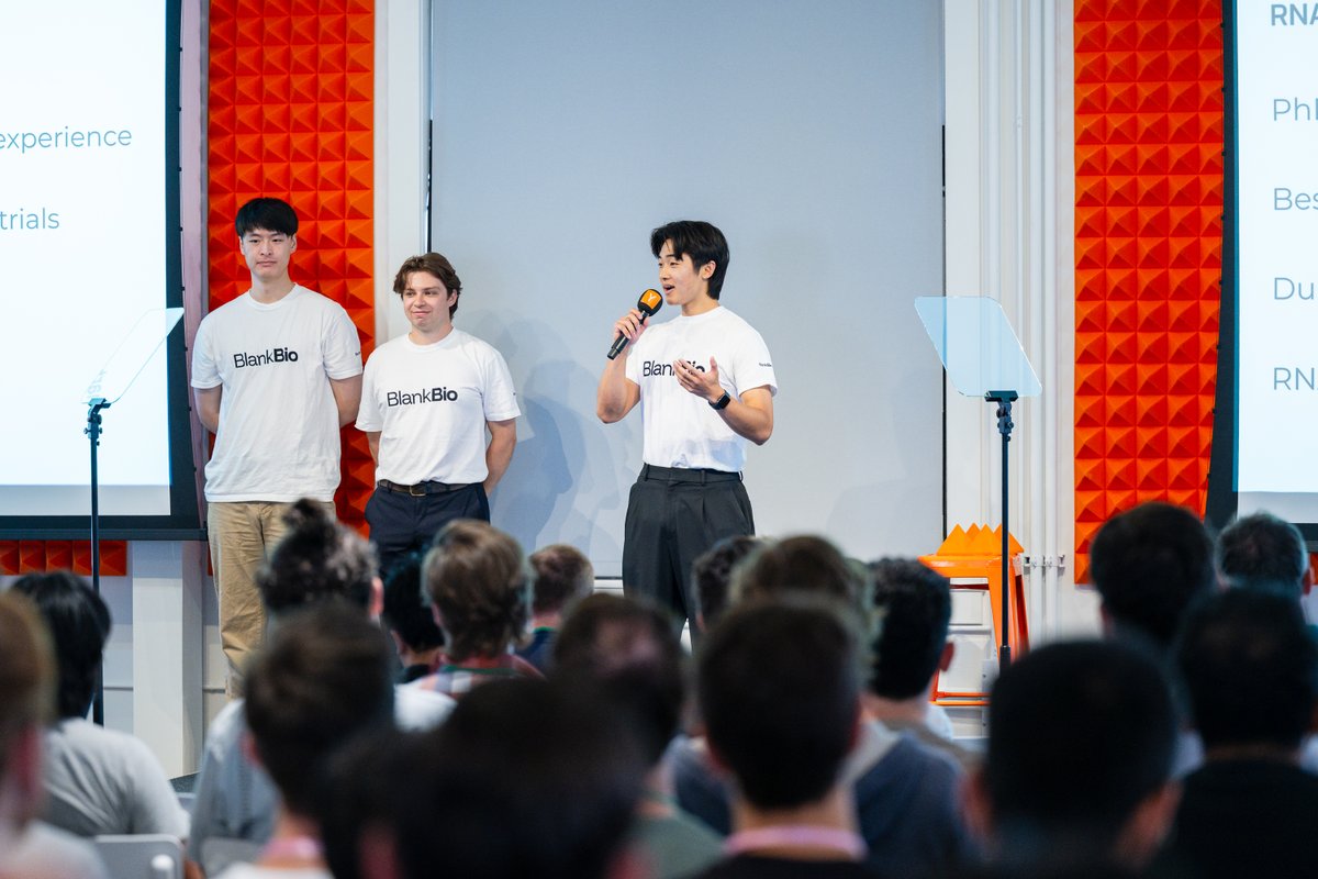 hsu_jonny's tweet image. Last week, we wrapped up the summer batch @ycombinator. Demo Day was surreal! 

Super fun to get on stage with @ianshi3 @phil_fradkin and share more about @blankbio_ 

Shoutout to @GuptaAnkitV, our batchmates, and the YC community for making this an unforgettable experience 🚀
