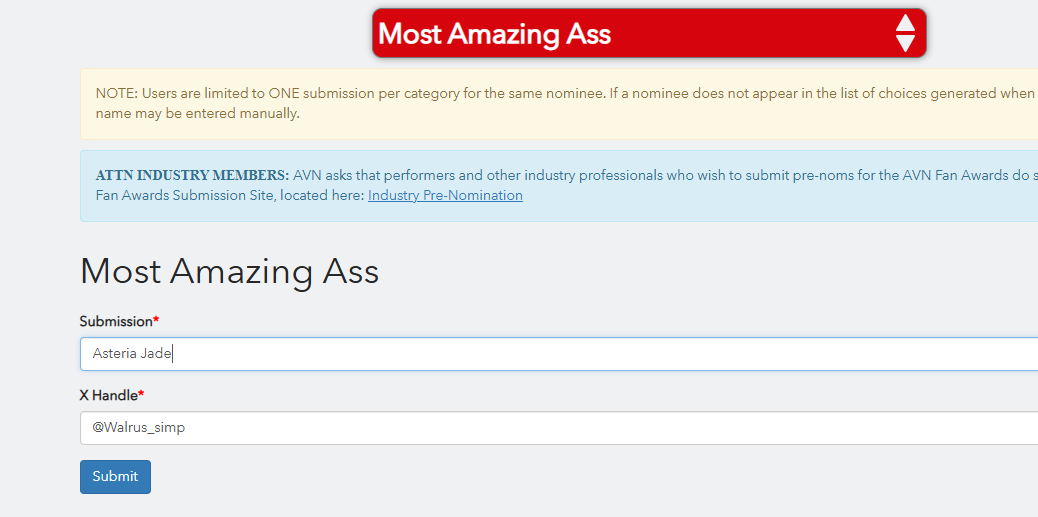 JIrwinNXTFan's tweet photo. You have until Saturday to get those votes in for @Walrus_simp and her #AmazingAss
https://t.co/8IeByNL7Qc https://t.co/irYmHsfXfA