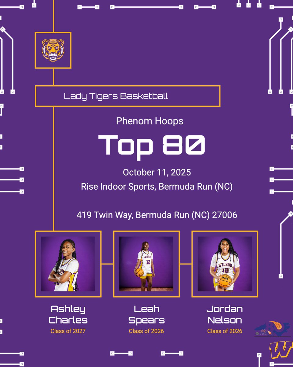 Proud of our Lady Tigers on being invited to <a href="/Phenom_Hoops/">Phenom Hoop Report</a> Freshman 40, Sophomore 40, and Top 80! Keep working hard.

Freshman 40:
Hayden Robinson
Kenydi Boyd 

Sophomore 40:
Jakayla Davis
Madison Davis
Faith Taylor

Top 80: 
Ashley Charles
Leah Spears
Jordan Nelson

#WeAreWilson