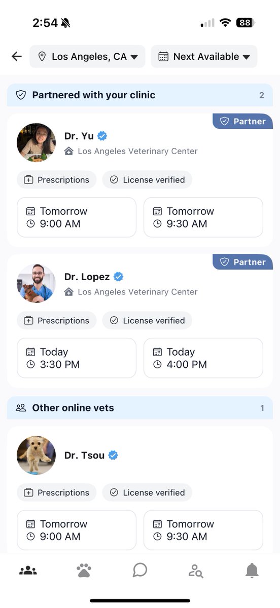 VetcationApp's tweet image. Very excited to share that a major update of the Vetcation app is now live on the App Store and Google Play! Vets can now partner with hospitals to provide telemedicine services directly to their clients. Pet owners who link their account to their home hospital will be able to…