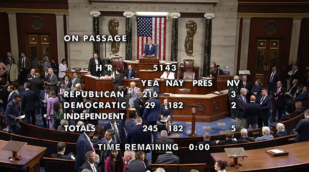 245-182:  House passed legislation to change DC law allowing DC police to pursue suspects in cars if it doesn't pose unacceptable risks to bystanders. 

29 Democrats joined all Republicans in voting Yes. The District of Columbia Policing Protection Act now heads to the Senate.