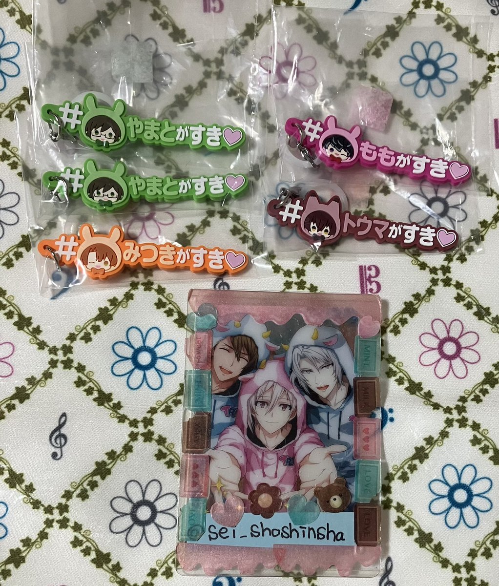 【交換/譲渡】アイドリッシュセブン アイナナ めじるしアクセサリー ハッシュタグつけるver
《譲》大和 三月 百 トウマ
《求》楽 天 or 定価
※百は天との交換のみ

大阪市内（梅田 京橋）お手渡しのみとなりますがよろしくお願いいたします
