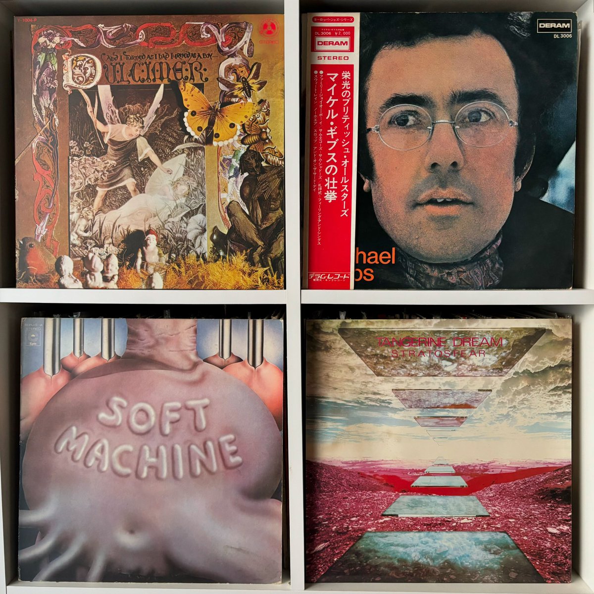 TurntableTokyo's tweet photo. Good Morning Tokyo
#dulcimer #michaelgibbs #softmachine #tangerinedream #usedvinyl #usedrecords #vinylrecords #recordstore #recordshop #turntabletokyo #recordadventure #dig #recordcollecting #recordhunters #digginginthecrates https://t.co/cTozsnanCl