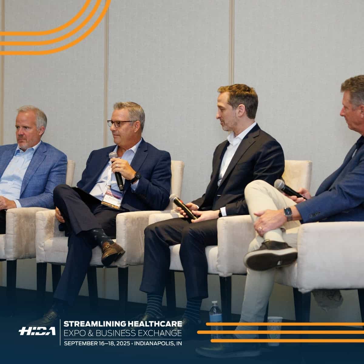 HIDAorg's tweet photo. #StreamliningHealthcare25 attendees gained invaluable insights straight from the top, thanks to distributor executive teams from @Owens_Minor, @NDC_Inc, @ConcordanceHS, @CME_Corp, and @HenrySchein!
#HealthcareDistribution #DistributorQA https://t.co/Dod4WUds60