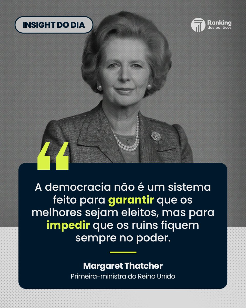 Ranking dos Políticos tweet media