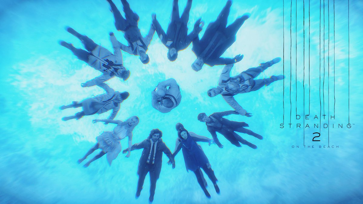DieHardman's tweet photo. Even in the void, connections remain. Stranded together, yet never alone.... #DeathStranding2PhotoMode #DeathStranding2 #HideoKojima https://t.co/98CspgWvfm