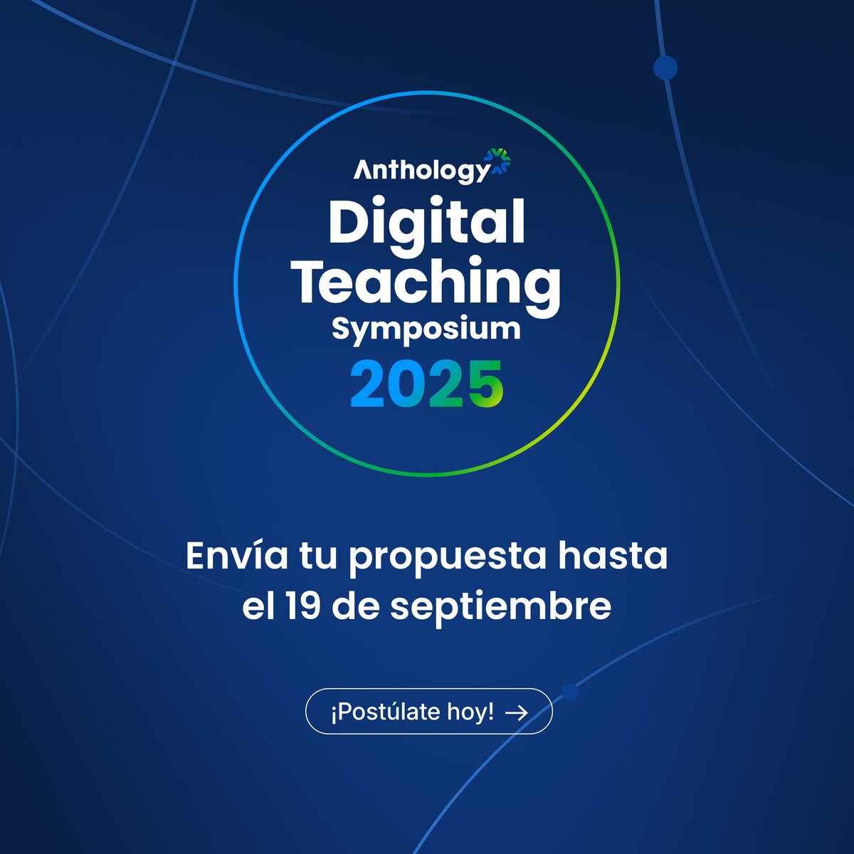 ¿Por qué presentar en el Digital Teaching Symposium? Porque aquí la enseñanza digital es real. Únete a educadores globales, comparte ideas y amplia tu red. Presentar en DTS es liderar y conectar. Envía tu propuesta antes del 19/09: ow.ly/VrV650WYrUA