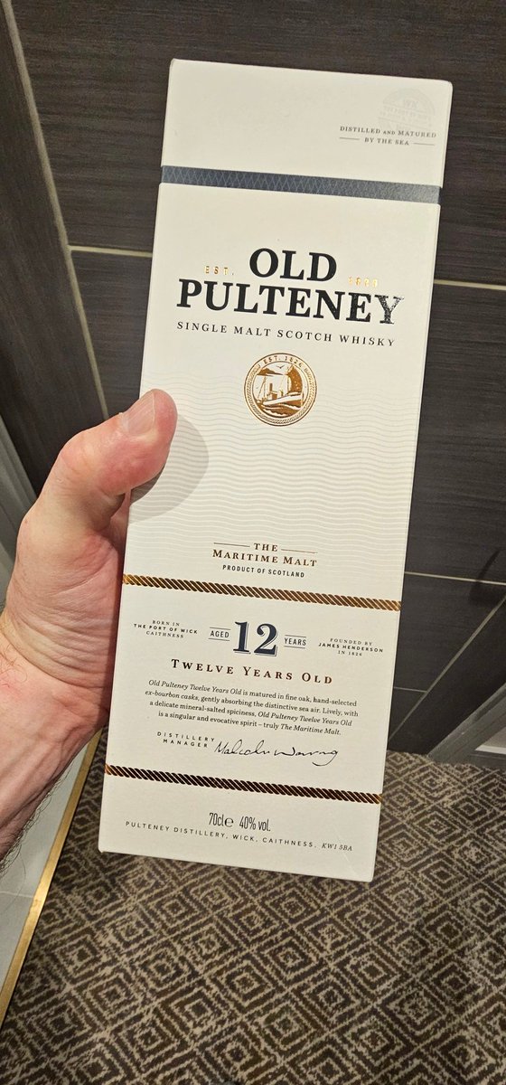 And Paul is a legend...brought me one of my favourites 🥃 from <a href="/OldPulteneyMalt/">Old Pulteney Whisky</a>
