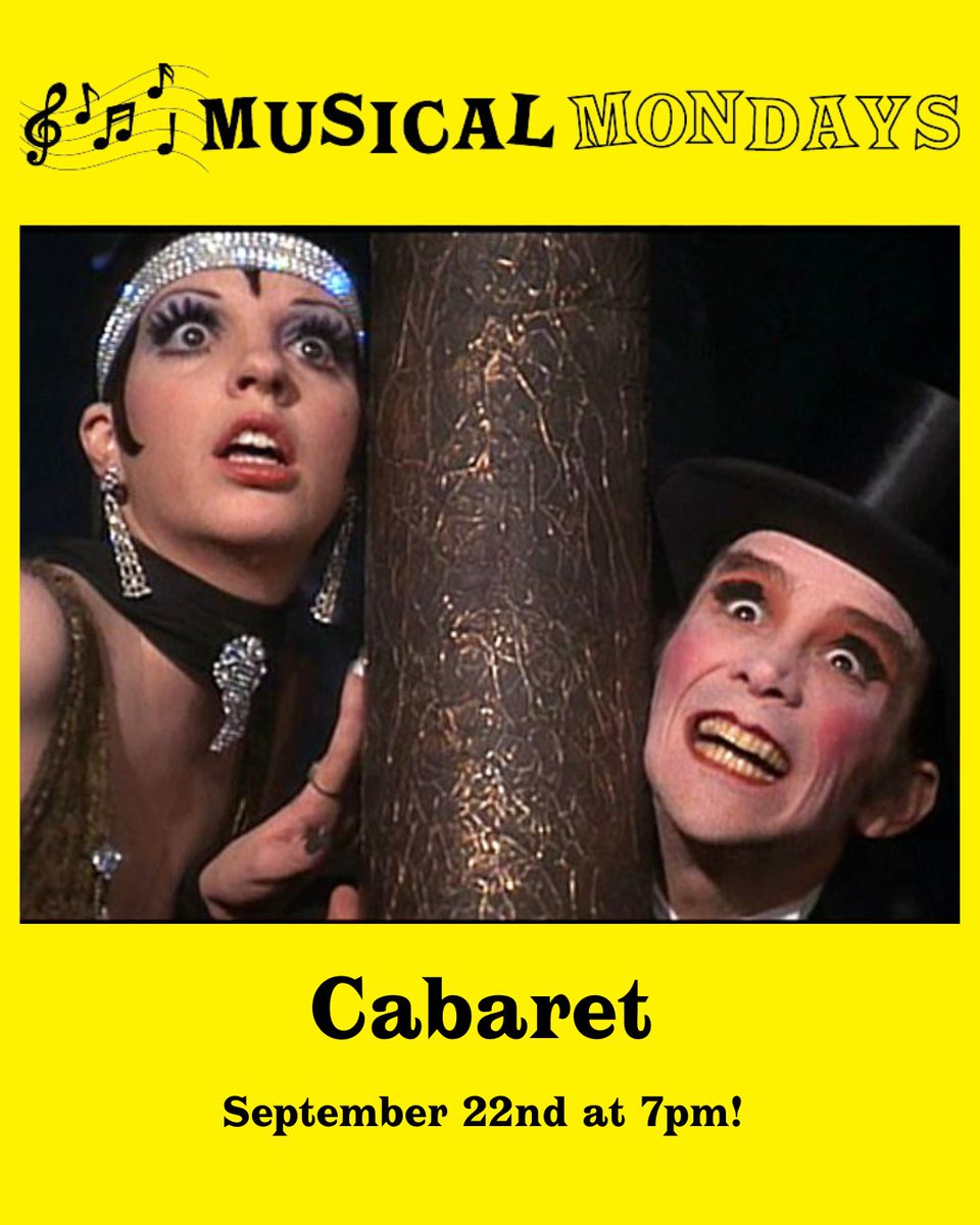 Willkommen, bienvenue, welcome! CABARET is  up next in our #MusicalMondays series Monday, September 22! Get your tickets now! 

angelikafilmcenter.com