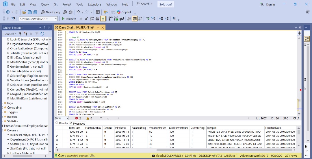 Rofeeah_Tijani's tweet image. Day 13 of my #30SQLChallenge 🚀

Today’s focus: Subqueries in SQL

A subquery is simply a query nested inside another query. They are powerful because they allow you to break complex problems into smaller, manageable steps.