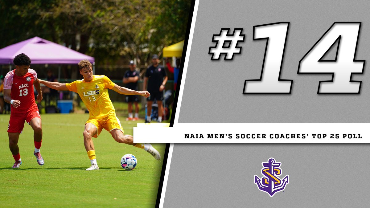 Pilots Move Up to No. 14 in Latest NAIA Men’s Soccer Coaches’ Top 25 Poll

Read here: bit.ly/4pyoArS

#GeauxPilots #AnchorUp #ProtectTheBadge #TheRightWaytoPlay