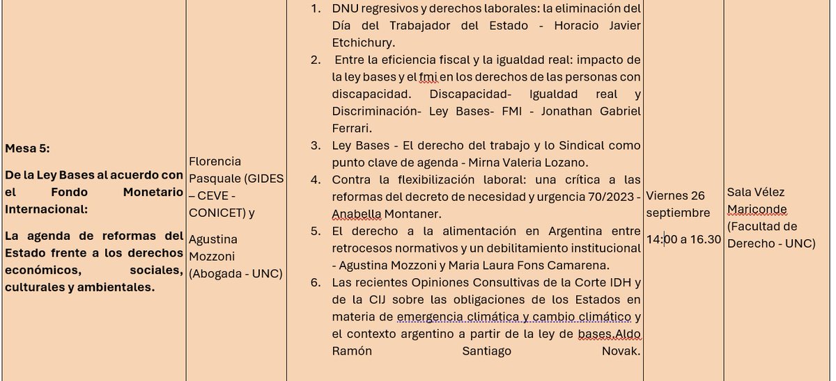 Este viernes 26 Sep, nuestras investigadoras <a href="/agustinamozzoni/">agustinamozzoni</a> y Florencia Pasquale coordinan nuestra Mesa en las III Jornadas del IDEJUS. 

➡️instagram.com/reel/DOtl1dMD-…

Aquí las ponencias presentadas: