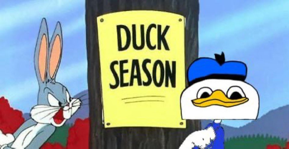 dolanmaxi's tweet photo. @krugermacro Did someone say duck season?? https://t.co/7UJGxW2I2n