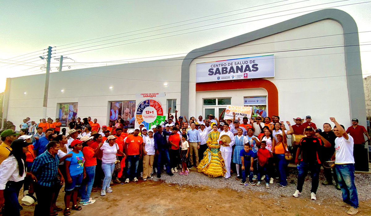 raul_espinosam's tweet photo. Un #TsunamiDeObras recorre el Magdalena una ola incontenible de transformación que levanta esperanza en cada rincón por donde pasa. Desde la #RevoluciónDeLaSalud iniciada por el exgobernador @carlosecaicedo hasta la continuidad firme del liderazgo del exgobernador @mrafael70 el cambio no se detiene: SE MULTIPLICA.

Con la construcción del Puesto de Salud de Sabanas en El Piñón el Progreso llega para proteger la vida y dignificar la atención de miles de familias.

Las verdaderas revoluciones se construyen de la mano con la gente, con obras que transforman realidades, donde antes sólo llegaban promesas incumplidas. 
#CaicedoSíCumple 💪
#MásResultadosDelCambio