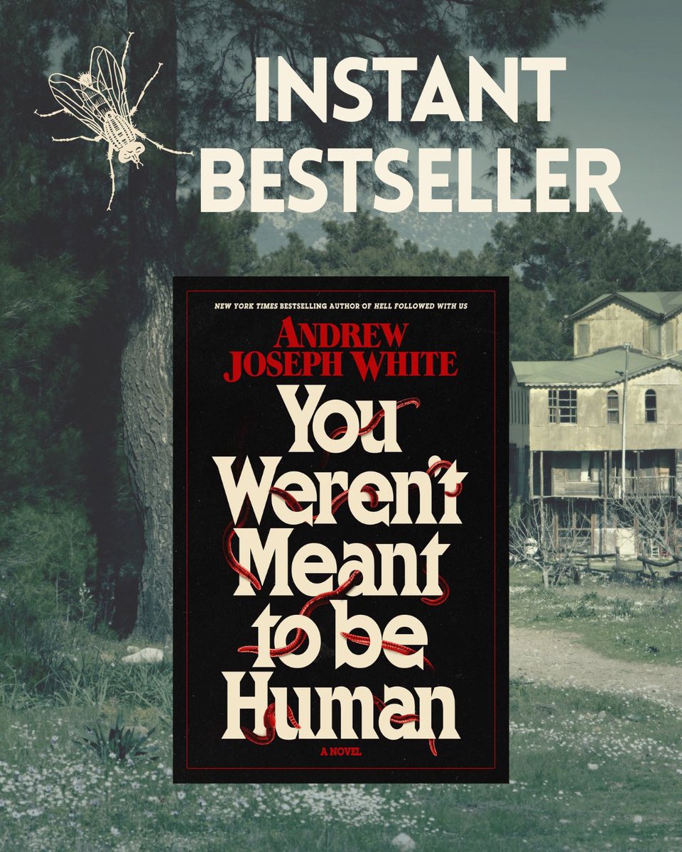 AJWhiteAuthor's tweet image. YWMTBH is an INSTANT BESTSELLER!

In this day and age, a horror novel BY and ABOUT a disabled trans man - tackling pregnancy as violence, the necessity of abortion, and the right to CHOOSE - hitting a list? It feels like a miracle. 

Everyone, thank you so much 🪱