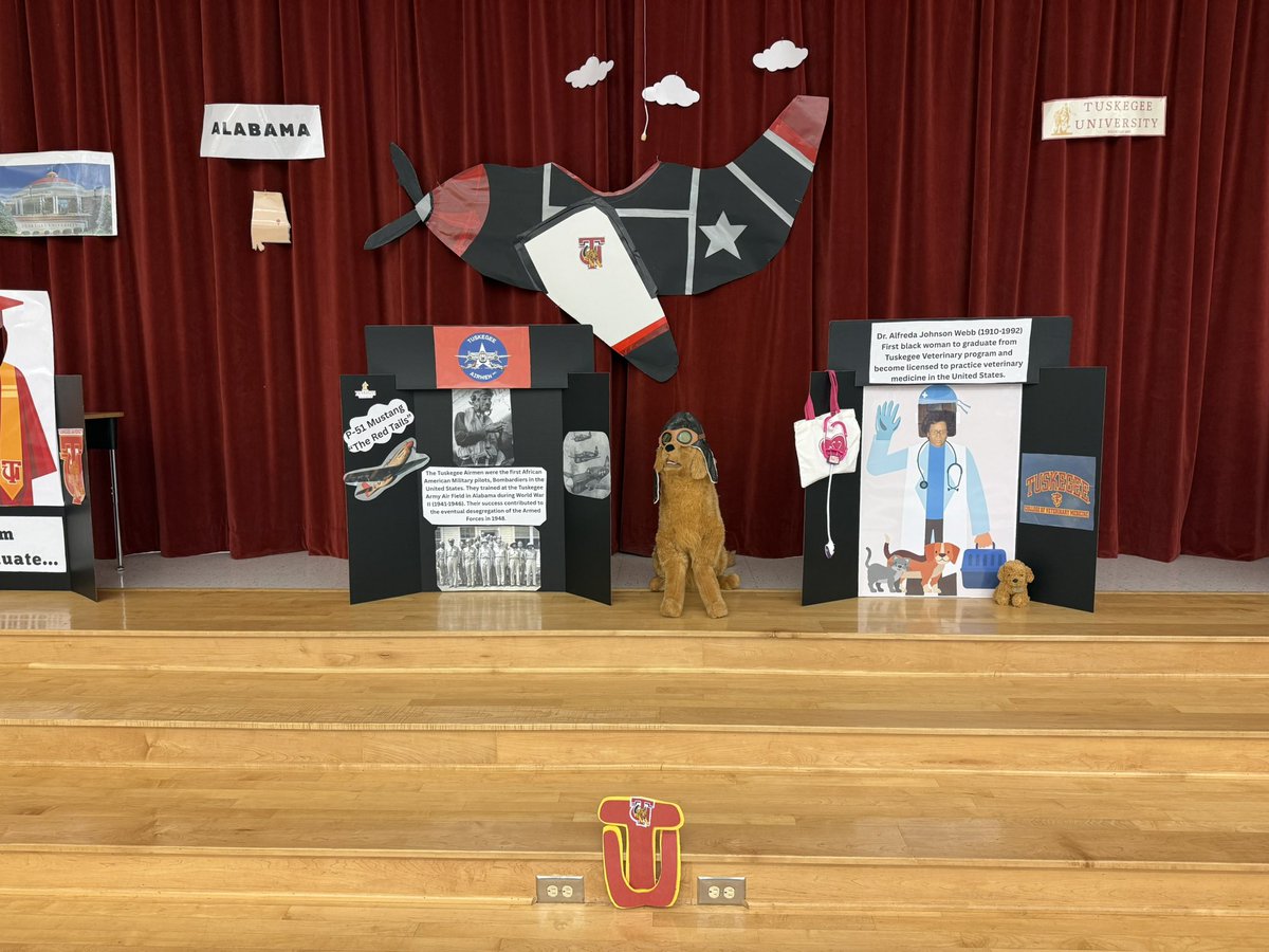 From the cafeteria to the classroom—our students are surrounded by the message: College is possible! Thank you to our support staff for the Tuskegee University spotlight today! 🐅📚 #AVID <a href="/EricaFox_EdD/">Erica Fox, Ed.D</a> <a href="/lawalker_teach/">Lindsey Walker</a> <a href="/EJJaguars/">Esther Jackson Elem</a> <a href="/MsBoydEJES/">N. Boyd</a>