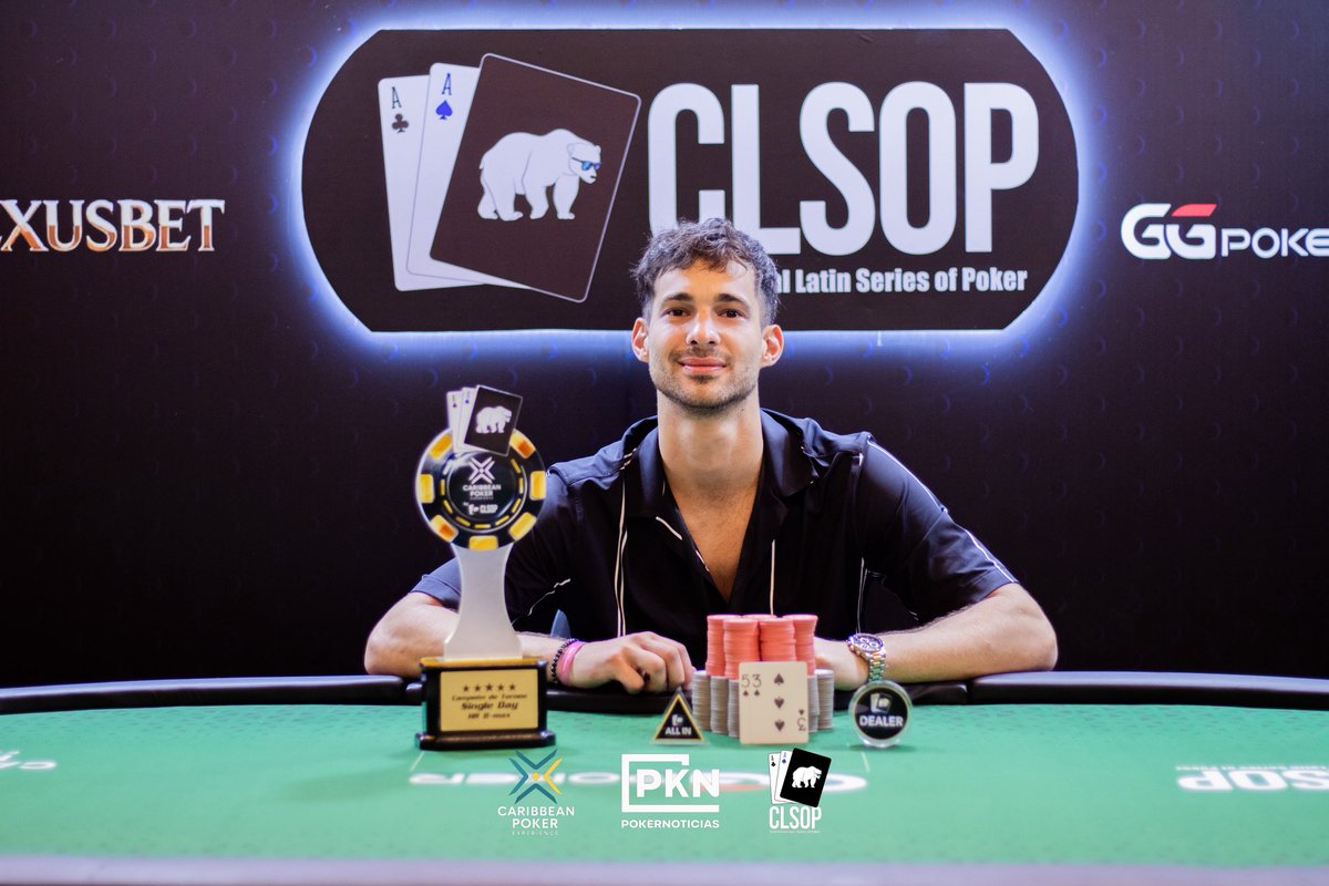 Gonzalo López, otro de los campeones olímpicos con Argentina 🇦🇷, se consagró en el High Roller Light 🏆

Fuerte aplauso 👏