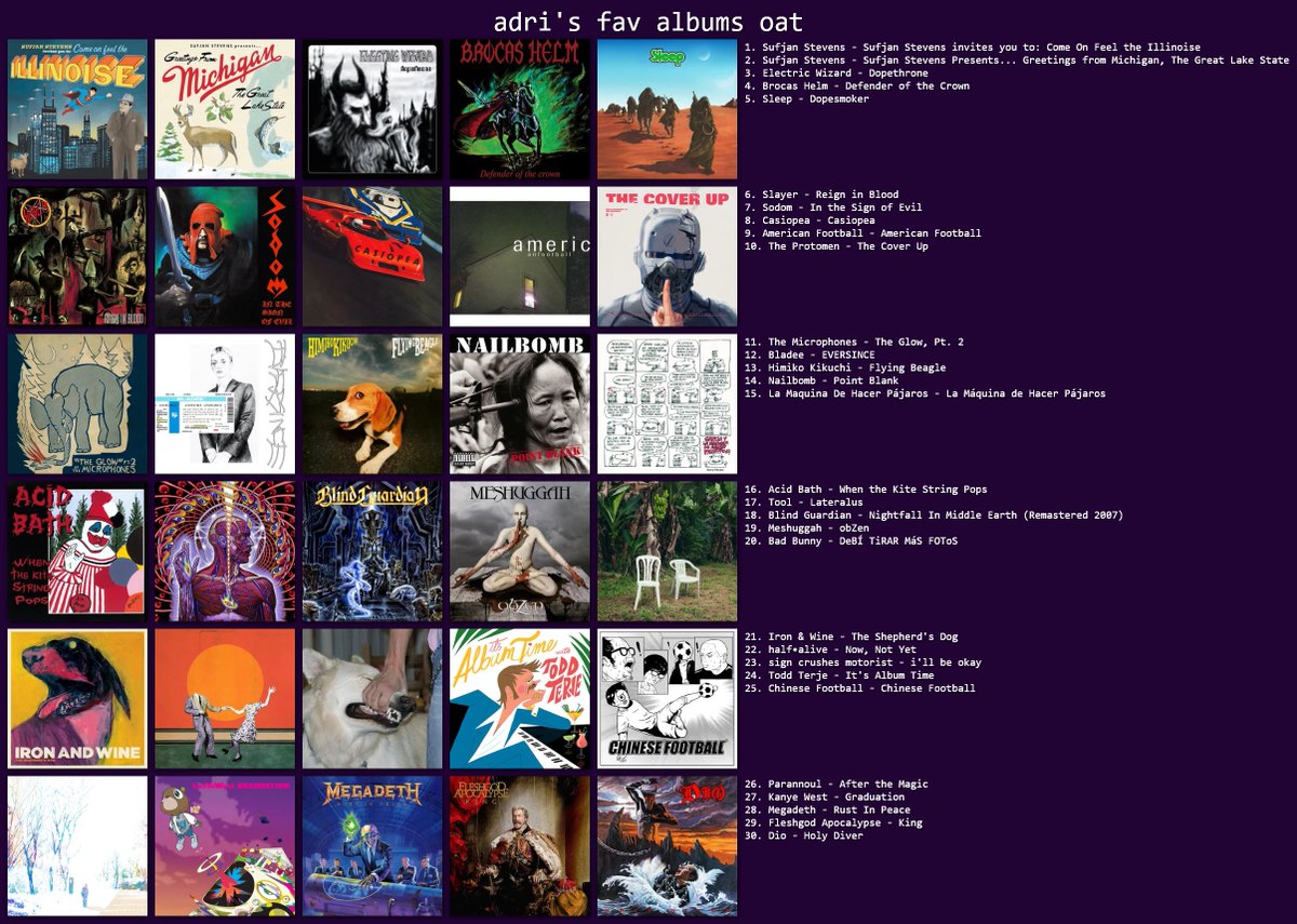 itzadry999's tweet image. best albums ever i fear