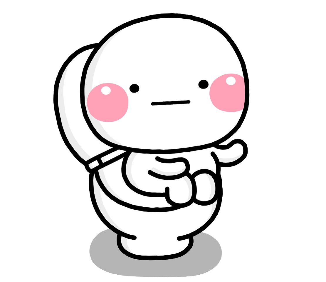 Post by いしいともこ🍙しろまる on X: 行っトイレー♡