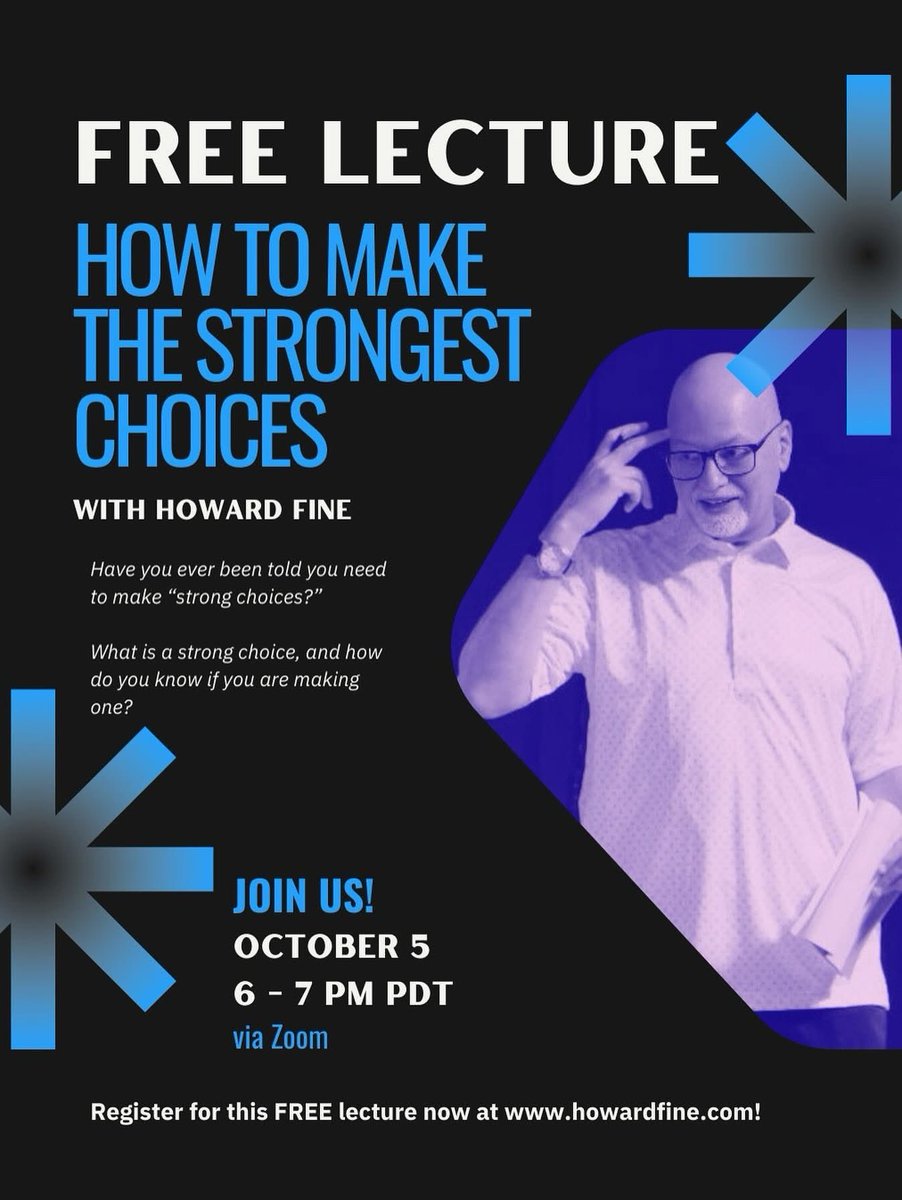 HowardLFine's tweet image. #actingclass