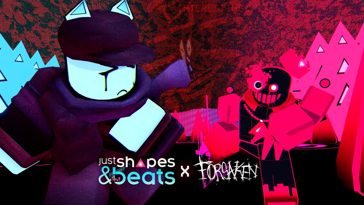 rblxforsaken's tweet image. Just Shapes &amp;amp; Beats x Forsaken!

Friend Elliot and Annihilation John Doe are now part of an official collaboration with @berzerkstudio, creators of Just Shapes &amp;amp; Beats!