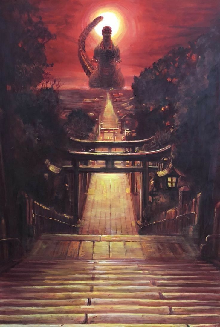 On one side the hero and on the other the demon...