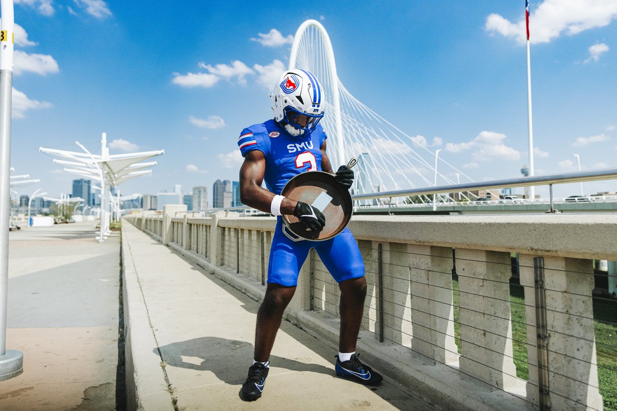 SMU Football (@smufb) on Twitter photo Had to break out a new look for the Skillet 😮💨 Had to break out a new look for the Skillet 😮💨