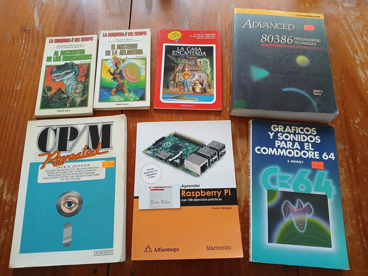 Today, I visited four used bookstores in the same block, and I got these. #retro #books