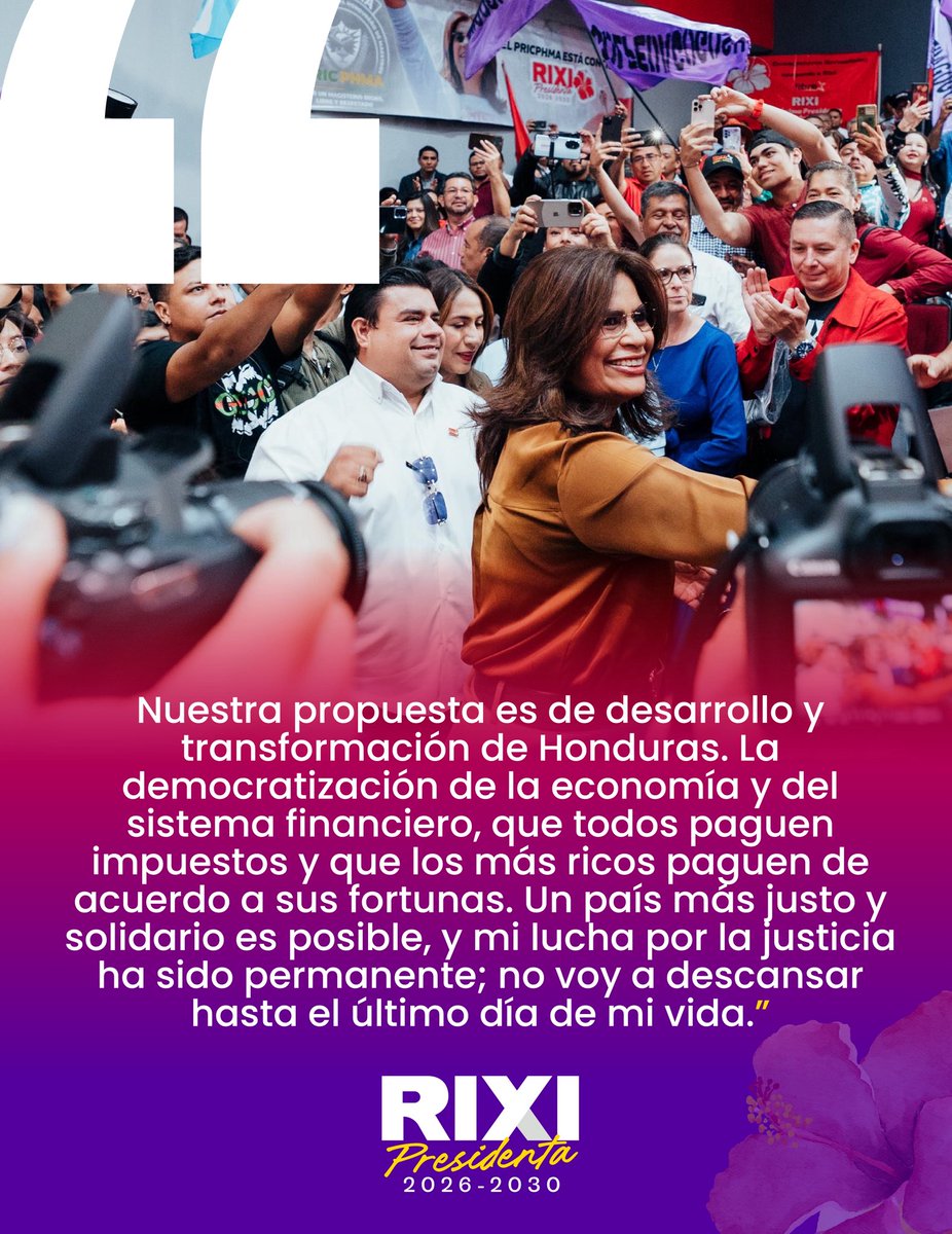 "Que todos paguen impuestos y que los más ricos contribuyan según sus fortunas: esa es la ruta hacia un país más justo." 🌺