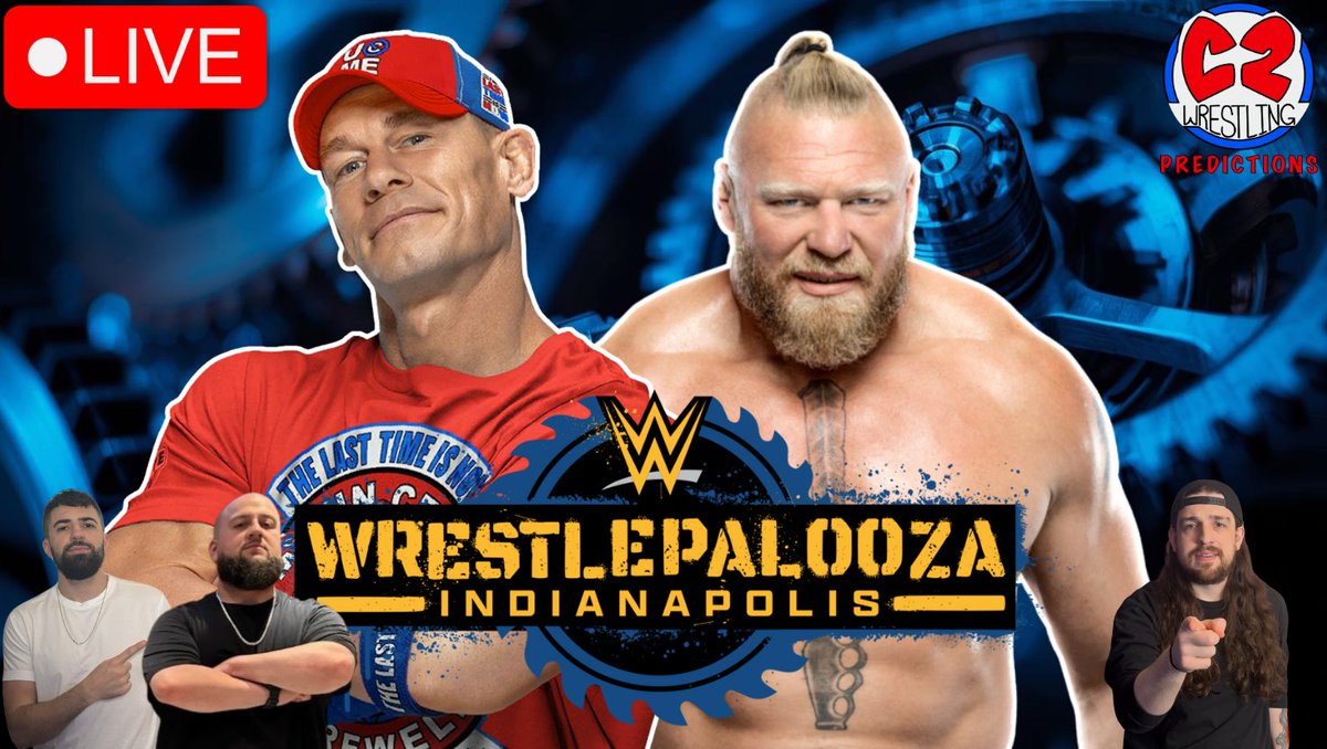 C2Wrestling_'s tweet photo. This Saturday is a MONUMENTAL day in WWE history.. #Wrestlepalooza debuts @WWE on @espn 

PLUS, we get the long awaited return of AJ LEE! With John Cena vs Brock Lesnar in the main event. 

Come watch the show and chat wrestling with us! #WWERaw #SmackDown
https://t.co/2uieIsP8T5 https://t.co/H0RCoZKncV