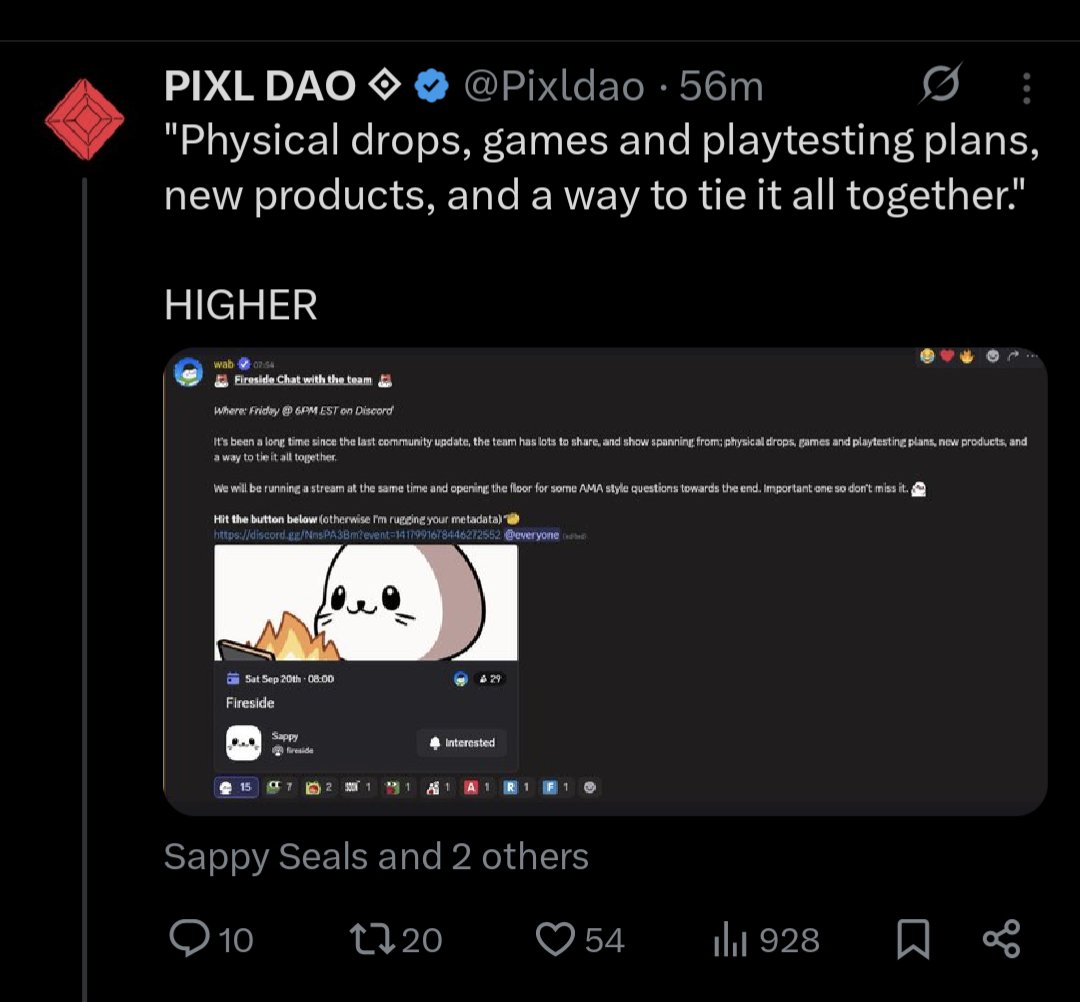 We're all still early.

<a href="/sappyseals/"></a> 
<a href="/ExploreOmnia/">Omnia</a>
<a href="/Pixldao/">PIXL DAO ⟐</a>