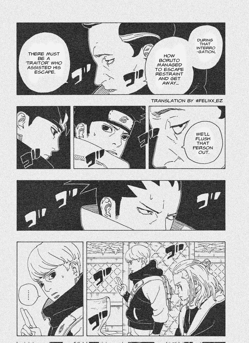 VanshYa46796210's tweet photo. Boruto CHP 26 TRANSLATION
PAGE 21-24
#BorutoTwoBlueVortexCh26
#BORUTO
#borutotimeskip
#borutospoilers
#BorutoTBV https://t.co/Nc4nKpzACx