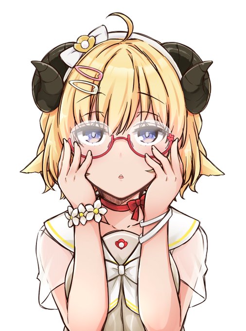 眼鏡わためぇ②
 #つのまきあーと 