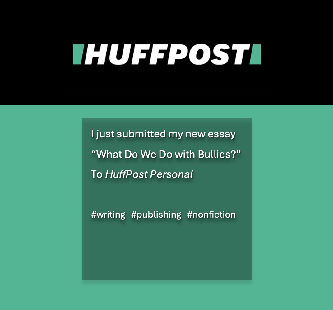 MichaelJortner's tweet photo. Finally did it. Submitted an #essay to @HuffPost  Personal -- about the time I confronted homophobic bullying in high school back in the day 😘 #nonfiction #personalessay #writingcommunity #publishing #HuffPost https://t.co/C5KlvoJURj