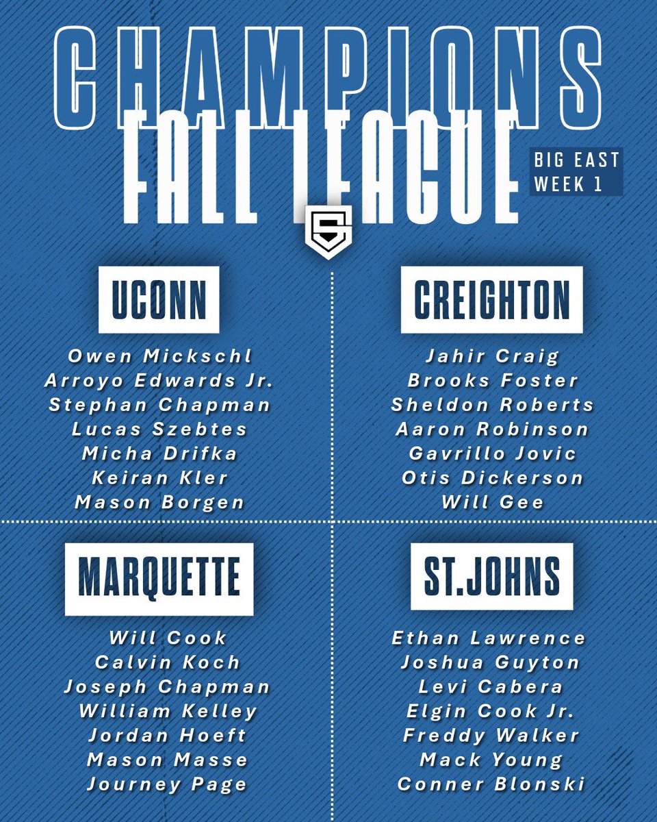 Champions Drop In Fall League tweet media