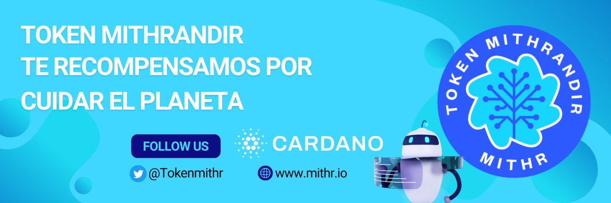 UlisesBarreiro1's tweet image. mithr.io
#mithr #Tokenomics #Tokenized #cardano #cardanomithr #BlockchainInnovation @Tokenmithr