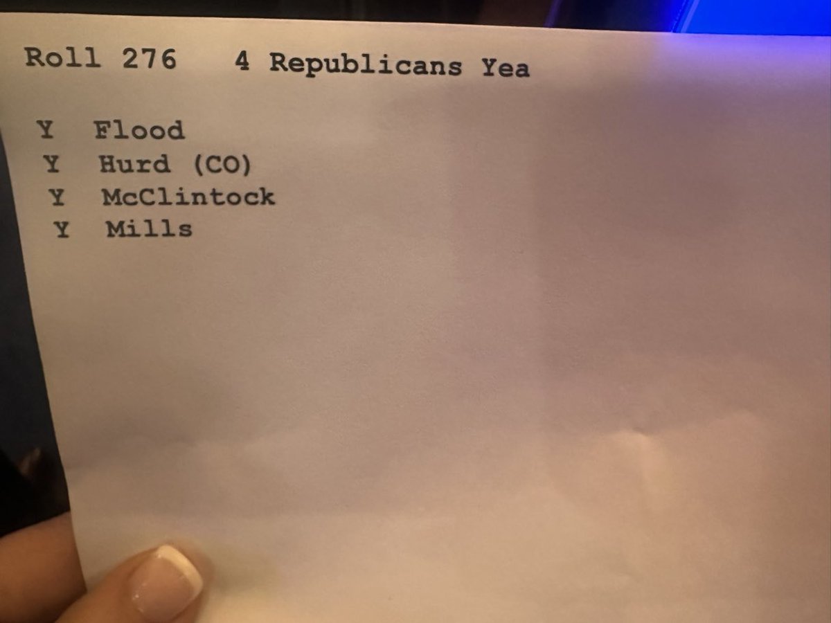 Milajoy's tweet image. These four Republicans sided with Ilhan Omar, not Charlie Kirk. 

We need to primary ALL four.