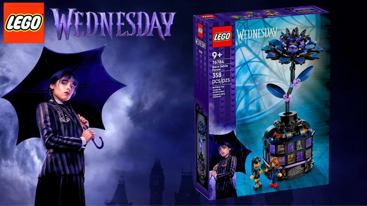 LEGO WEDNESDAY 76784 BLACK DAHLIA FLOWER
youtu.be/5SEPUrHPtyQ