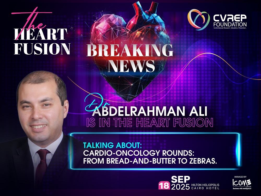 🌐✨ Tomorrow I’m honored to virtually join The Heart Fusion 2025 in Cairo 🇪🇬.🎤 I’ll be speaking on Cardio-Oncology Rounds: From Bread-and-Butter to Zebras 🫀📚🐆Grateful to represent @UTMBCardiology with <a href="/MShalabCardUTMB/">Mostafa Shalaby</a> &amp; <a href="/docHJ/">Hani Jneid MD</a> 🙏#CardioOncology #CardioTwitter