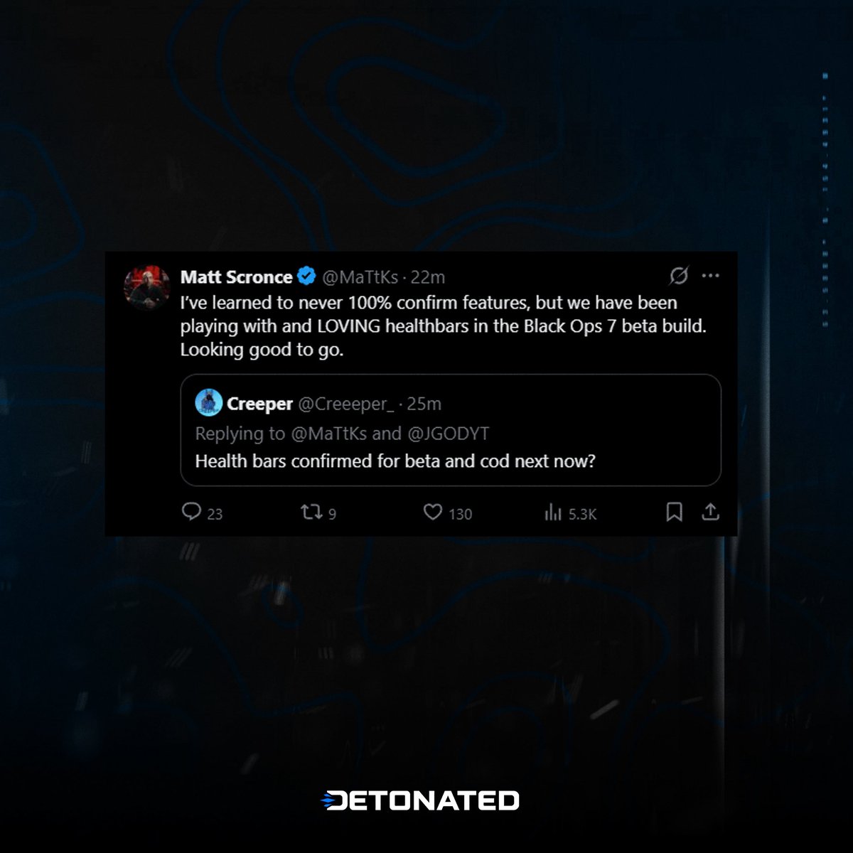 DETONATED tweet media